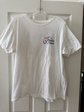 Roark White Rodeo Logo Tee